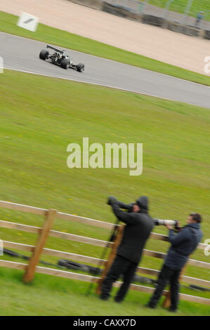 5. Mai 2012, Donington Park Racing Circuit, UK.  Historische Formel 2 auf dem Donington historische Festival Stockfoto