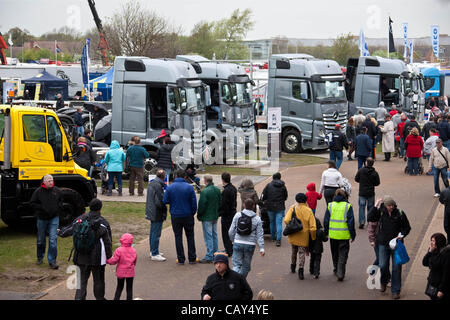 Peterborough, Cambridgeshire, Großbritannien. 7. März 2012. LKW aus ganz Großbritannien kam dem Truckfest Ereignis bei East Of England Showground, Peterborough geführt Stockfoto