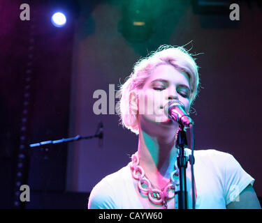 Violet spielt die spuken, Brighton am 10. Mai 2012 als Teil des The Great Escape Festival. Personen im Bild: Pixie Geldof. Bild von Julie Edwards/Alamy Live-Nachrichten Stockfoto