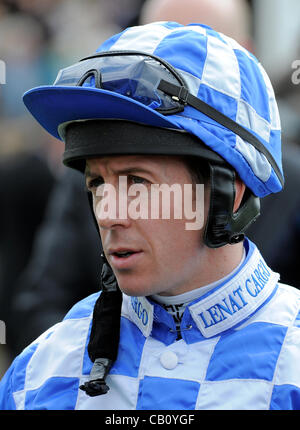 JIM CROWLEY JOCKEY YORK RACECOURSE YORK ENGLAND 16. Mai 2012 Stockfoto
