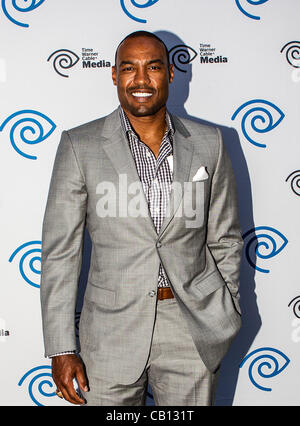 17. Mai 2012 statt - Arlington, Texas, USA - Darren Woodson bei Time Warner Media Cabletime im Voraus Medien-Event im privaten sozialen Restaurant in Dallas, Texas. (Kredit-Bild: © Dan Wozniak/ZUMAPRESS.com) Stockfoto