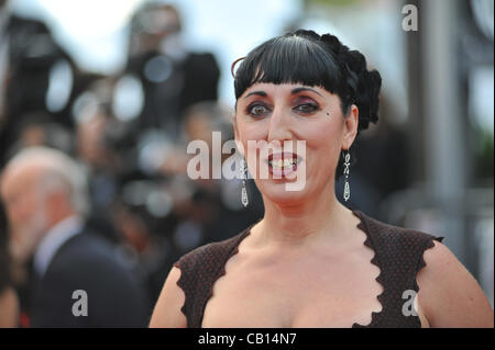 17. Mai 2012 - Mai Cannes, Russland - 17,2012.Cannes,France. Im Bild: Spanische Schauspielerin Rossy de Palma beim Cannes Film Festival 2012. (Kredit-Bild: © PhotoXpress/ZUMAPRESS.com) Stockfoto