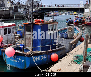 3 Fischer fürchteten Ertrunkenen nach ihrer Weymouth basierend Fischerboot "Purbeck Isle" vermisst. Stockfoto