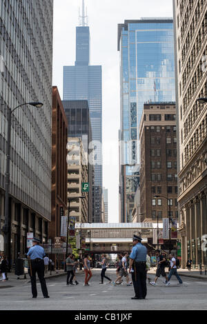 Chicago, USA. 20. Mai 2012. Chicago-Nato-Demonstration, März Stockfoto