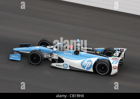 20. Mai 2012 - Indianapolis, Indiana, USA - IZOD Indycar Series, Indy 500, Indianapolis, IN, Qualifikation, Praxis, Mai 18-27 2012, SIMON PAGENAUD Schmidt Hamilton HP Motorsport Honda (Kredit-Bild: © Ron Bijlsma/ZUMAPRESS.com) Stockfoto