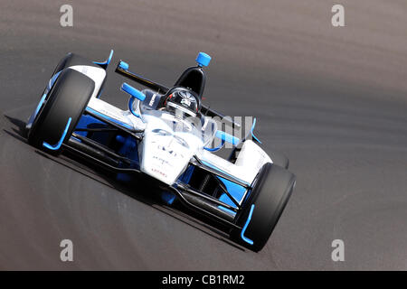 20. Mai 2012 - Indianapolis, Indiana, USA - IZOD Indycar Series, der Indy 500, Indianapolis, IN, Qualifikation, Praxis, 18-27 Mai 2012, TOWNSEND BELL BraunAbility-Schmidt Pelfrey Motorsport Honda. (Kredit-Bild: © Ron Bijlsma/ZUMAPRESS.com) Stockfoto