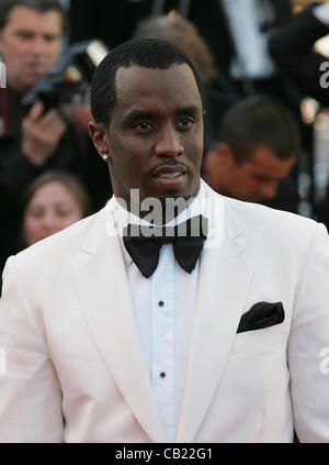 Cannes, Frankreich, 22.05.2012: Sean Combs besucht die "Töten Sie leise" Premiere - 65. Annual Cannes Film Festival im Palais d Stockfoto