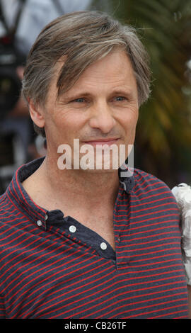 VIGGO MORTENSEN auf der Straße PHOTOCALL CANNES FILM FESTIVAL 2012 PALAIS DES FESTIVAL CANNES Frankreich 23 Mai 2012 Stockfoto