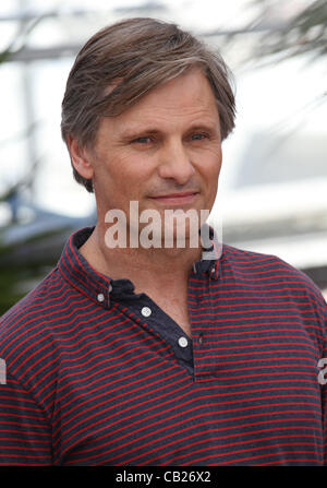 VIGGO MORTENSEN auf der Straße PHOTOCALL CANNES FILM FESTIVAL 2012 PALAIS DES FESTIVAL CANNES Frankreich 23 Mai 2012 Stockfoto