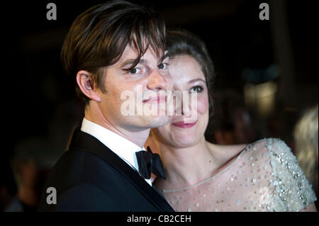 Sam Riley (Schauspieler) & Gast am roten Teppich Abfahrten für film "On The Road" 65. Cannes Film Festival 2012 Palais des Festival, Cannes, Frankreich Mittwoch, 23. Mai 2012 Stockfoto