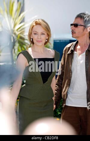 23. Mai 2012 - Hollywood, Kalifornien, US - KYLIE MINOGUE. Heiligen Motoren photocall.65. Cannes Film-Festival.Cannes, France.May 23, 2012. (Kredit-Bild: © Roger Harvey/Globe Photos/ZUMAPRESS.com) Stockfoto