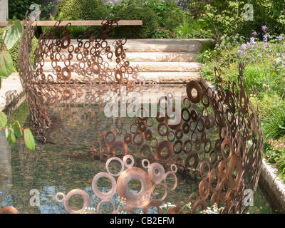 Die M & G Garten, entworfen von Andy Sturgeon - Gold Medal Winner Stockfoto