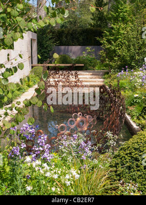 Die M & G Garten, entworfen von Andy Sturgeon - Gold Medal Winner Stockfoto