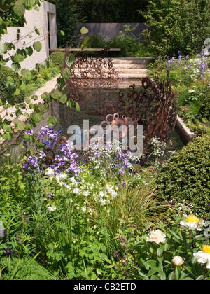 Die M & G Garten, entworfen von Andy Sturgeon - Gold Medal Winner Stockfoto