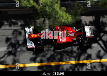 25.05.2012., Monaco.  Motorsport: FIA Formula One World Championship 2012, Grand Prix von Monaco, #5 Fernando Alonso (ESP, Scuderia Ferrari), Stockfoto