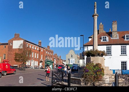 Marktplatz in der Stadtzentrum, Fakenham, Norfolk Stockfoto