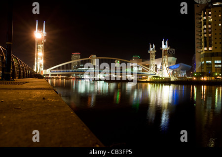 Lowry Centre, Salford Quays, Manchester, England, UK. Nov 2011 Stockfoto