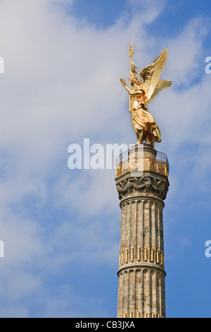 Sieg (Siegessäule) Spalte. Berlin, Deutschland. Stockfoto