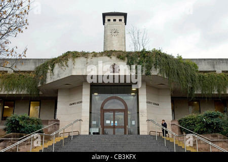 Newport Crown Court in Süd-Wales, Vereinigtes Königreich. Stockfoto