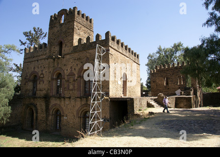 Afrika, Äthiopien, Gondar The Royal Gehäuse Alem Seghed Fasil Burg Stockfoto