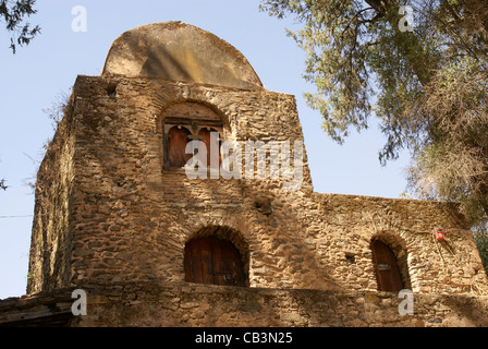 Afrika, Äthiopien, Gondar Royal Gehäuse Kirche Debre Birhan Selassie Stockfoto