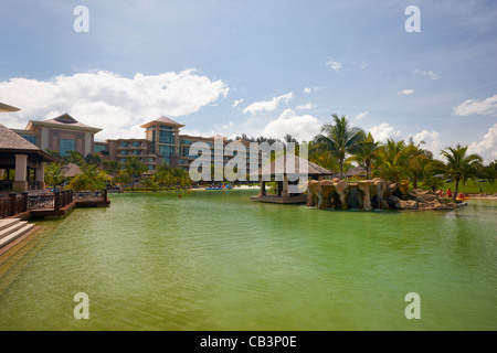 Hotel Empire, Fernbus, Brunei Darussalam, Borneo, Asien Stockfoto