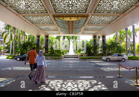 Hotel Empire, Fernbus, Brunei Darussalam, Borneo, Asien Stockfoto