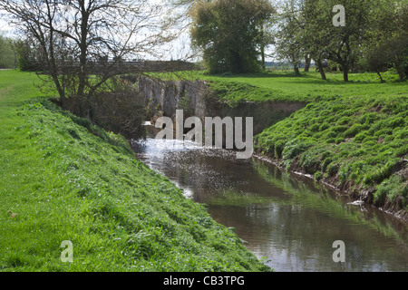 Die DIS-gebrauchte Louth Canal in Lincolnshire, England Stockfoto