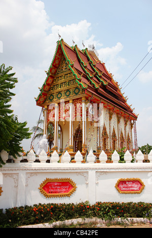 Buddhistischer Tempel in Vientiane, Laos. Stockfoto