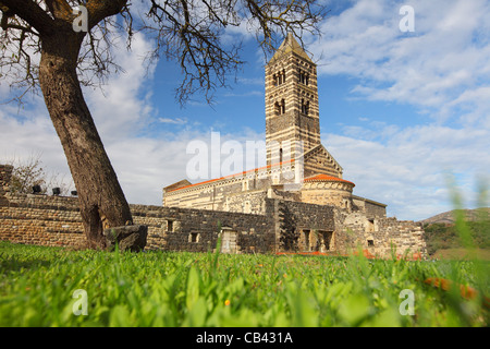 Sardinien, Cagliari, Italien, Kirche, Basilika der Heiligen Dreifaltigkeit von Saccargia, Santissima Stockfoto