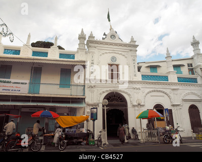 Port Louis Mauritius Jummah Masjid Moschee außerhalb Stockfoto