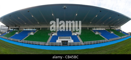 Scotstoun Stadion in Glasgow die als Trainingszentrum für die Commonwealth-Spiele 2014 verwendet werden. Stockfoto