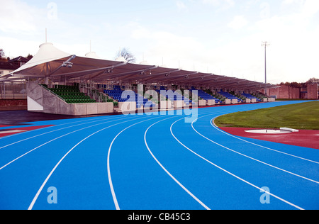 Scotstoun Stadion in Glasgow die als Trainingszentrum für die Commonwealth-Spiele 2014 verwendet werden. Stockfoto