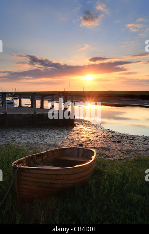 Burnham Overy Staithe Stockfoto