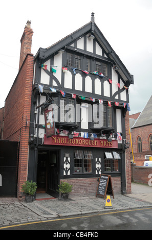 Die Marlborough Arme Public House auf St. John Street, Chester Cheshire, UK. Stockfoto