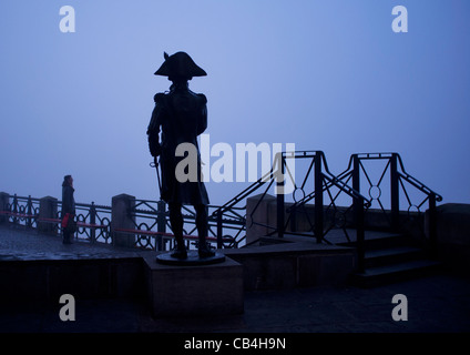 Statue von Admiral Lord Nelson in Greenwich, London, UK Stockfoto