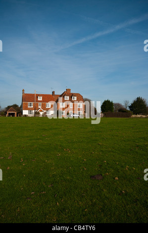 Großes Einfamilienhaus Bauernhaus Großimmobilie England UK Stockfoto