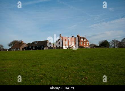 Großes Einfamilienhaus Bauernhaus Großimmobilie England UK Stockfoto