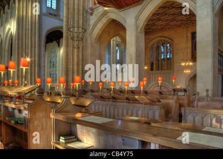 Innenansicht des St Edmundsbury Cathedral, Bury St Edmunds, UK Stockfoto