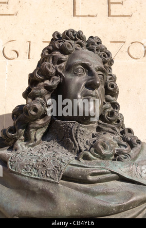 Denkmal für Landschaftsarchitekten, Andre le Notre, Jardin des Tuileries, Paris, Frankreich Stockfoto