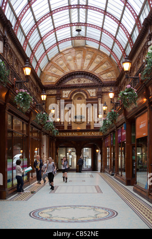 Zentralen Arcade-Newcastle Stockfoto