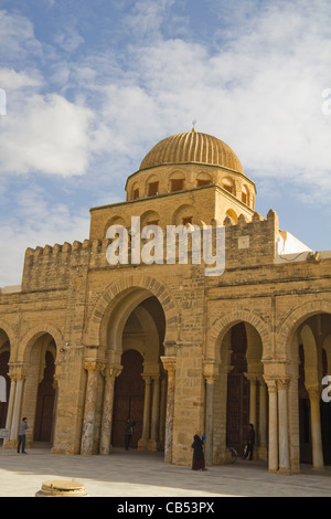 Große Moschee Kairouan Tunesien Nordafrika Stockfoto