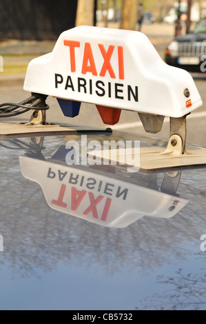 Paris-taxi Stockfoto