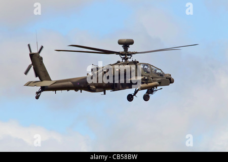 Ein Westland Apache Kampfhubschrauber der britischen Armee-Luft-Korps Stockfoto