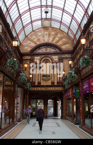 Zentralen Arcade-Newcastle Stockfoto