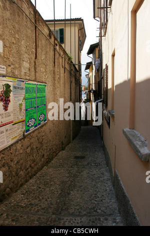 Gasse in Bellagio, Comer See, Italien. Stockfoto