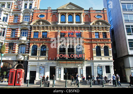 Royal Court Theatre, Sloane Square, Chelsea London, Royal Borough of Kensington und Chelsea, Greater London, England, Vereinigtes Königreich Stockfoto