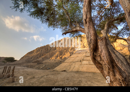 Alten Begräbnisstätte auf Sipan, peru Stockfoto