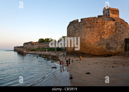 Diu Fort. Diu. Union Territory von Daman und Diu. Indien Stockfoto