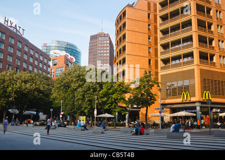 Marlene-Dietrich-Platz, Berlin, Deutschland. Stockfoto